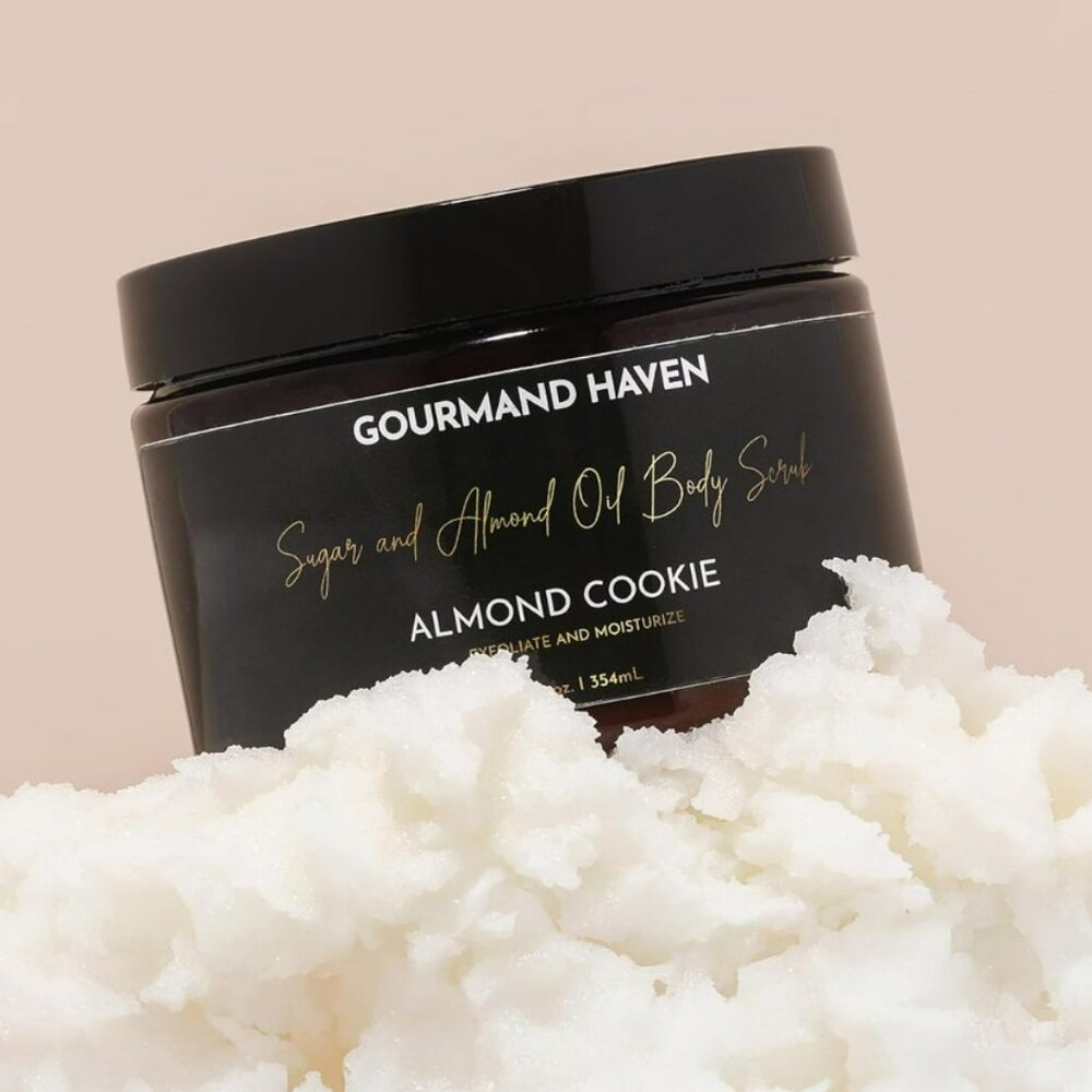🍯Gourmand Haven Sugar and Almond Oil Body Scrub ~ NIB!